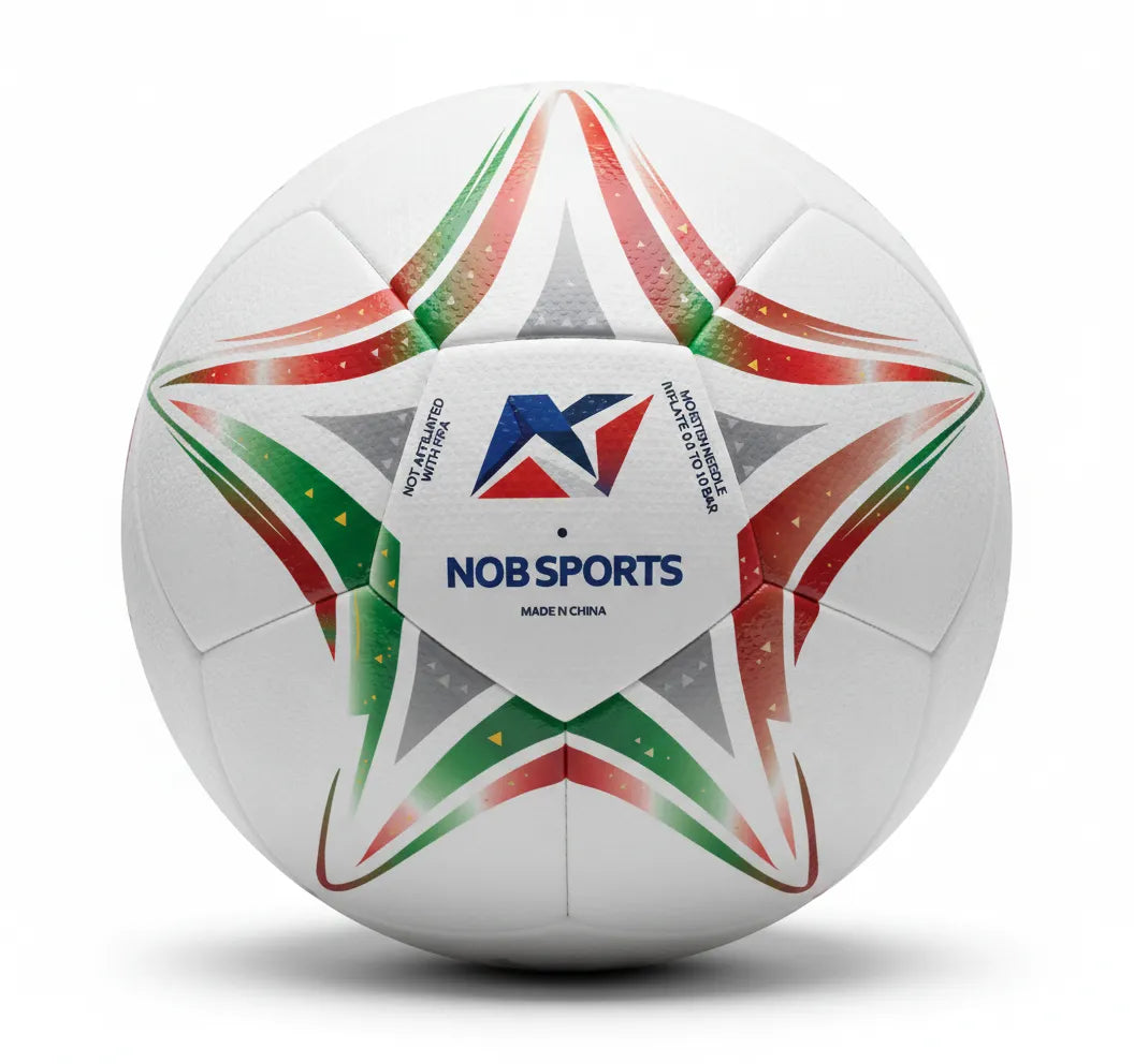 Soccer ball with 'ITA' on a white background